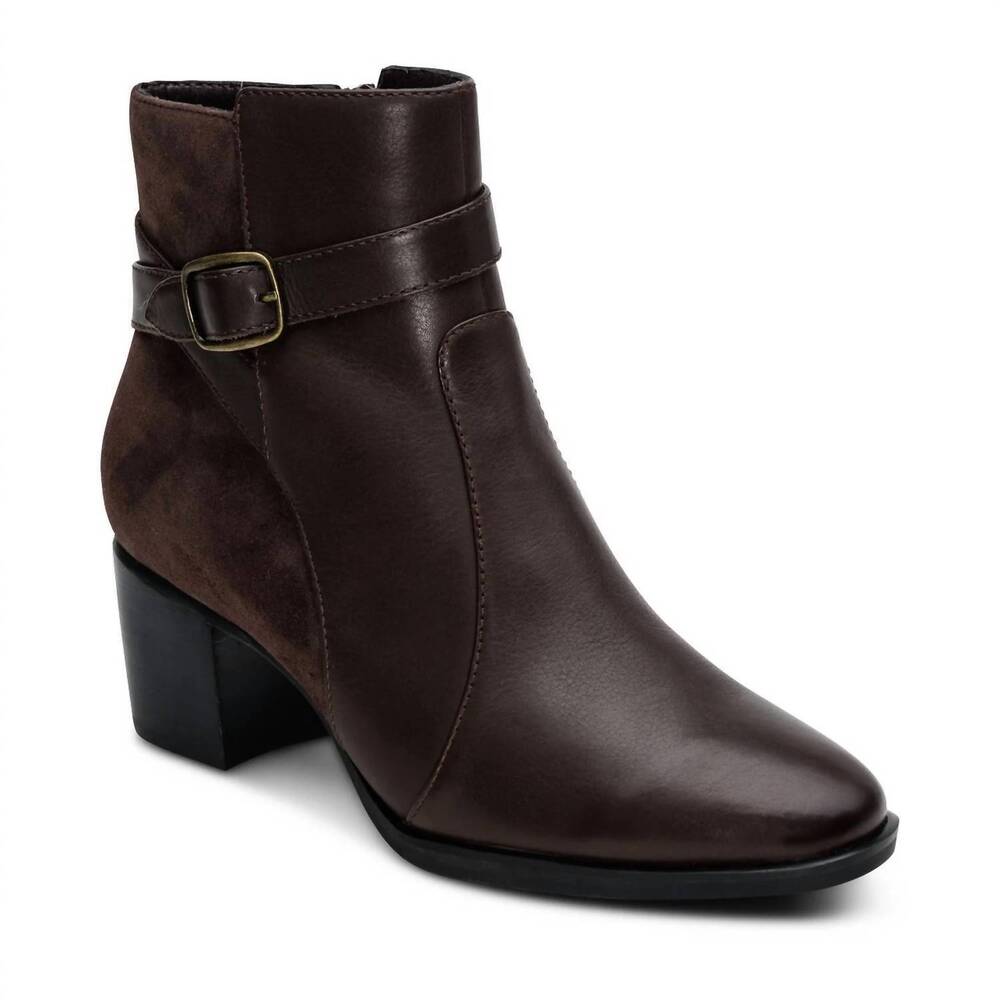 NEW AETREX women's rebecca boot in brown
